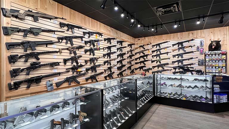 retail gun store environment